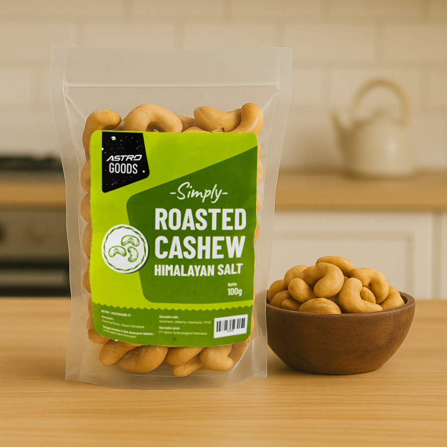 Simply Roasted Cashew Himalayan Salt Astro Goods 100gram