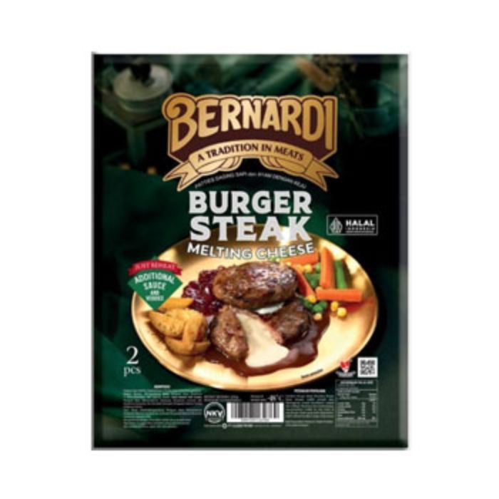 Bernardi Burger Steak Melting Cheese 250gr 2pcs