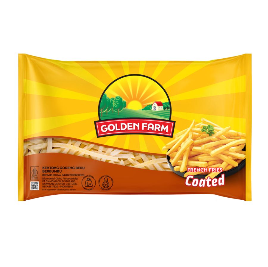 Golden Farm Shoestring Coated 1Kg 1pcs