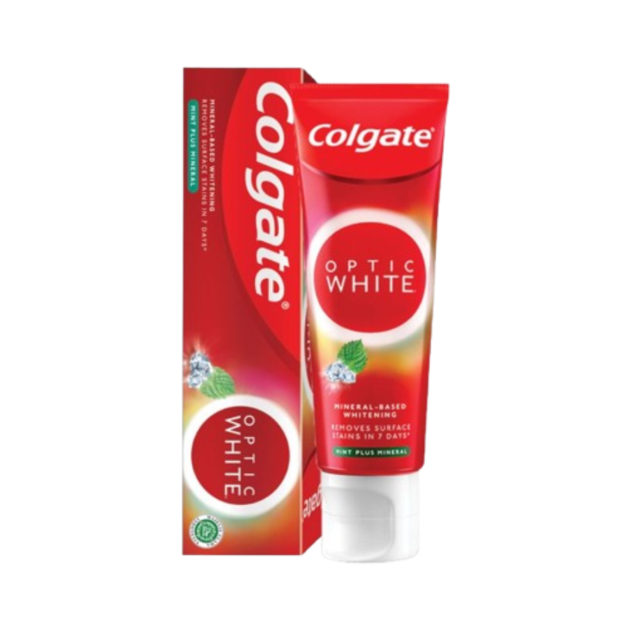 Colgate Optic White Mint Plus Mineral Toothpaste 100gram