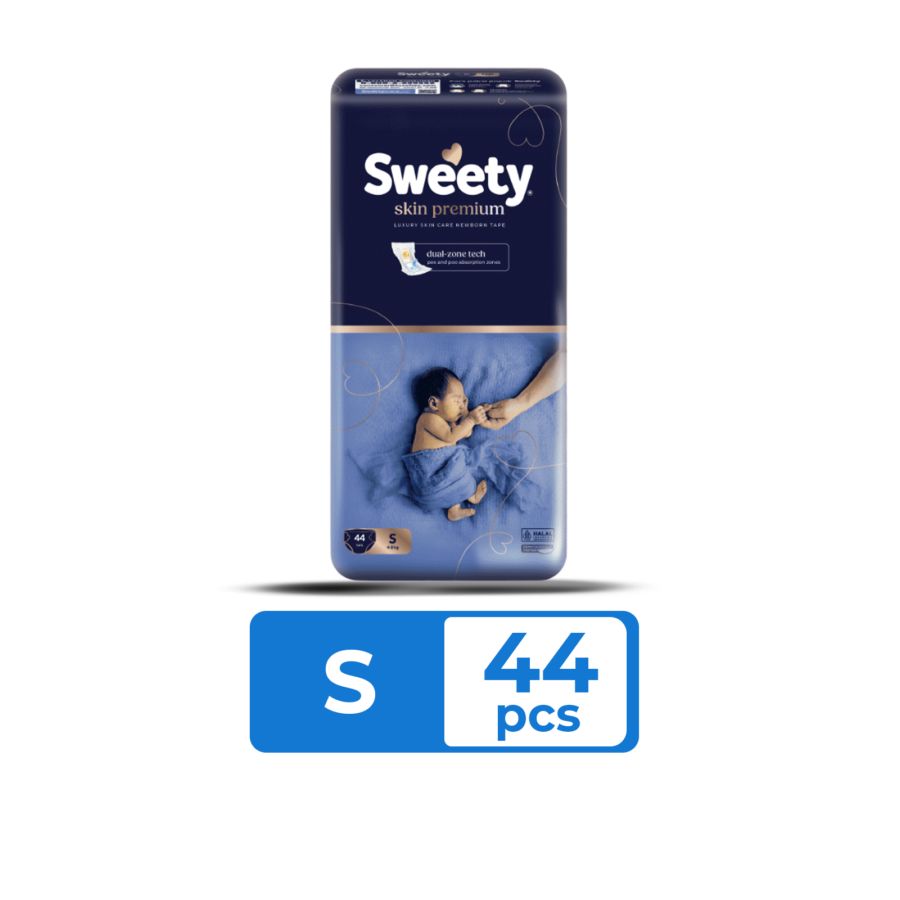 Sweety Skin Premium Tape Diapers S46 1pack