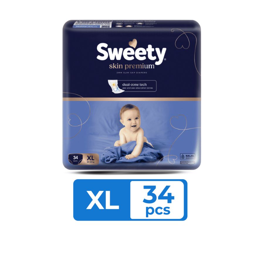 Sweety Skin Premium Diapers Pants XL34 1pcs