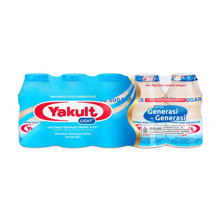 Yakult Light Less Sugar Minuman Probiotik 5pcs