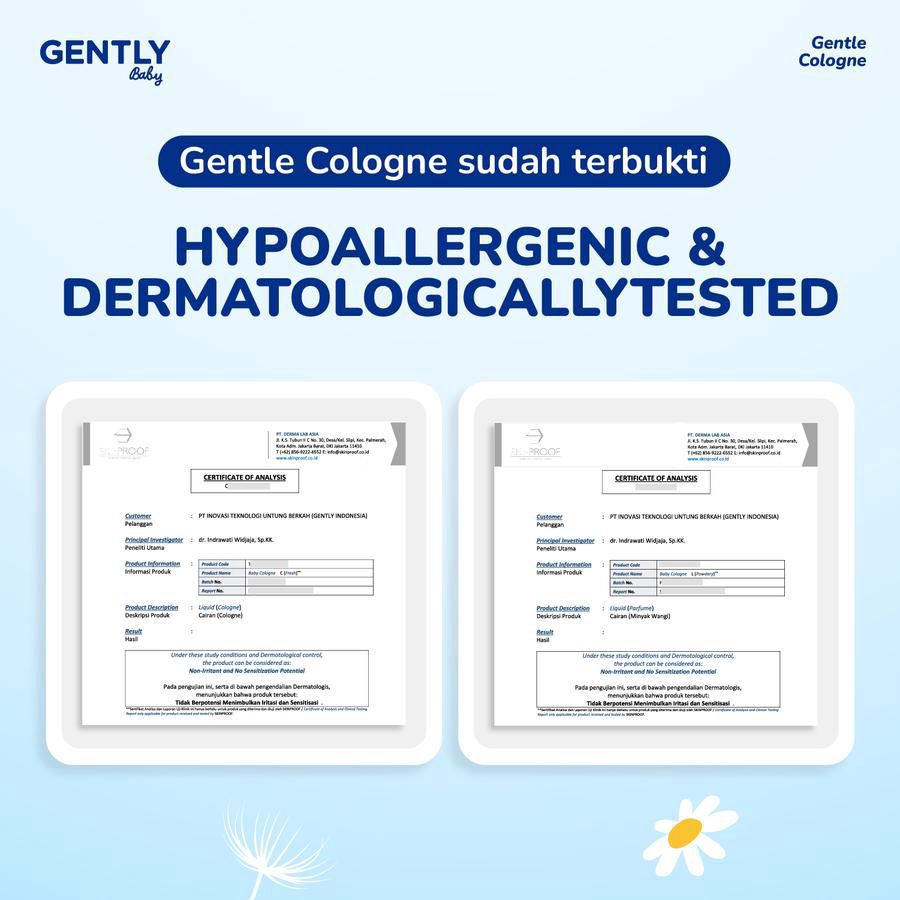 Gently Baby Gentle Cologne Chamomile Blossom Perawatan Bayi 100ml