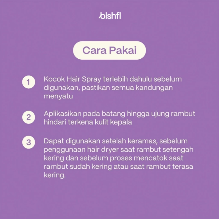 Blshfl Hair Spray Heat Protectant 60ml