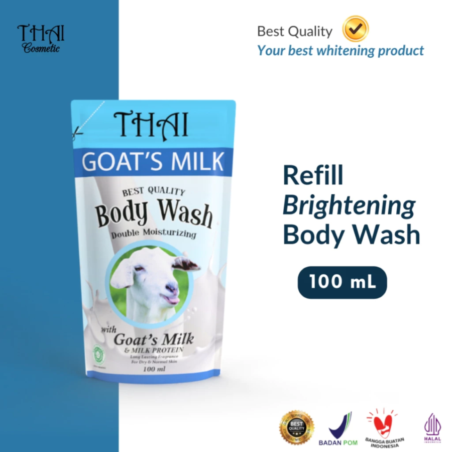 Thai Goats Milk Body Wash Refill 100ml