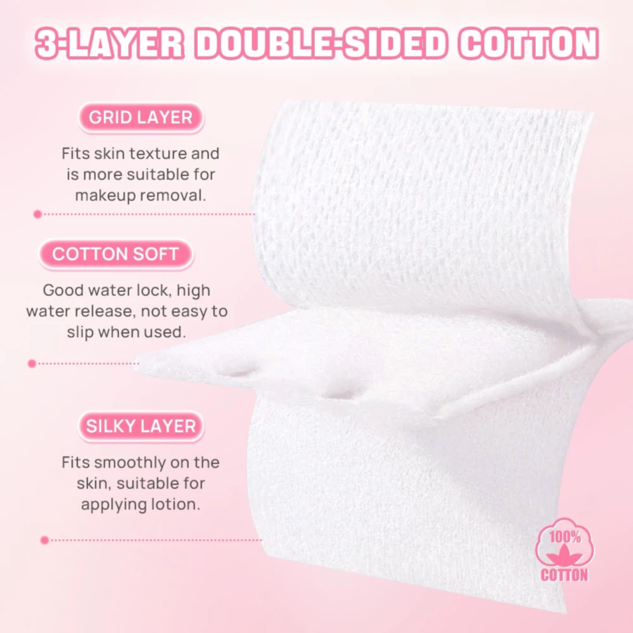 Saniye Facial Cotton 100pcs