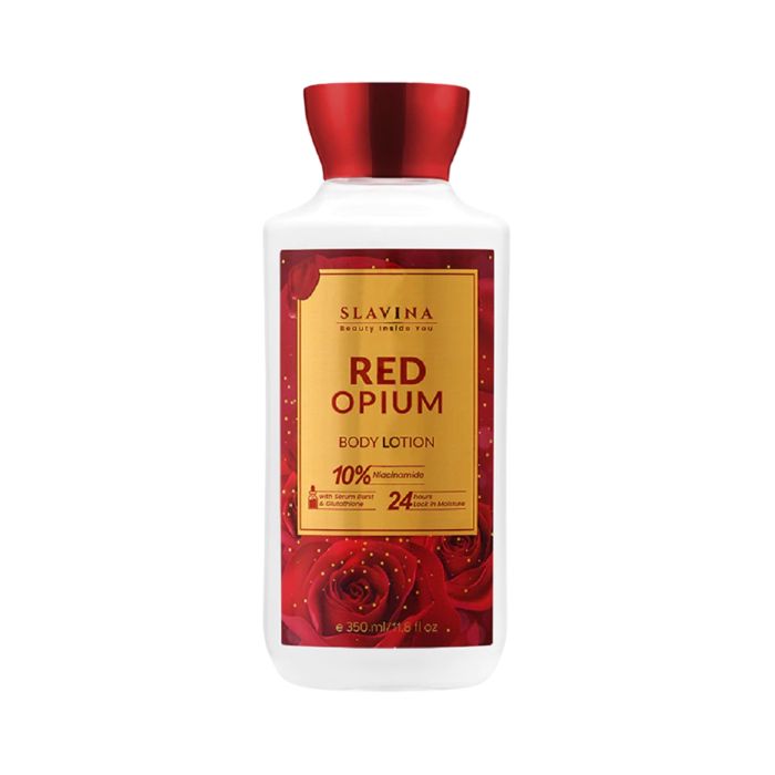 SLAVINA Red Opium Body Lotion