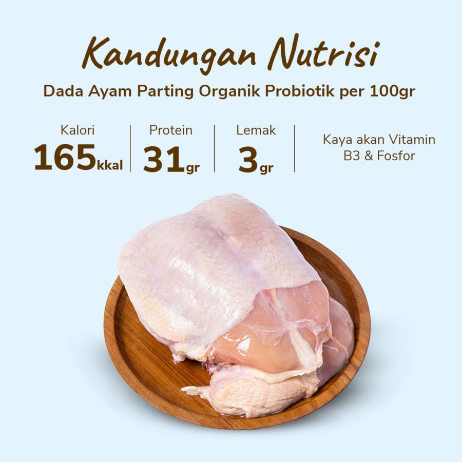 Dada Ayam Parting Organik Probiotik Natural Poultry 1kg