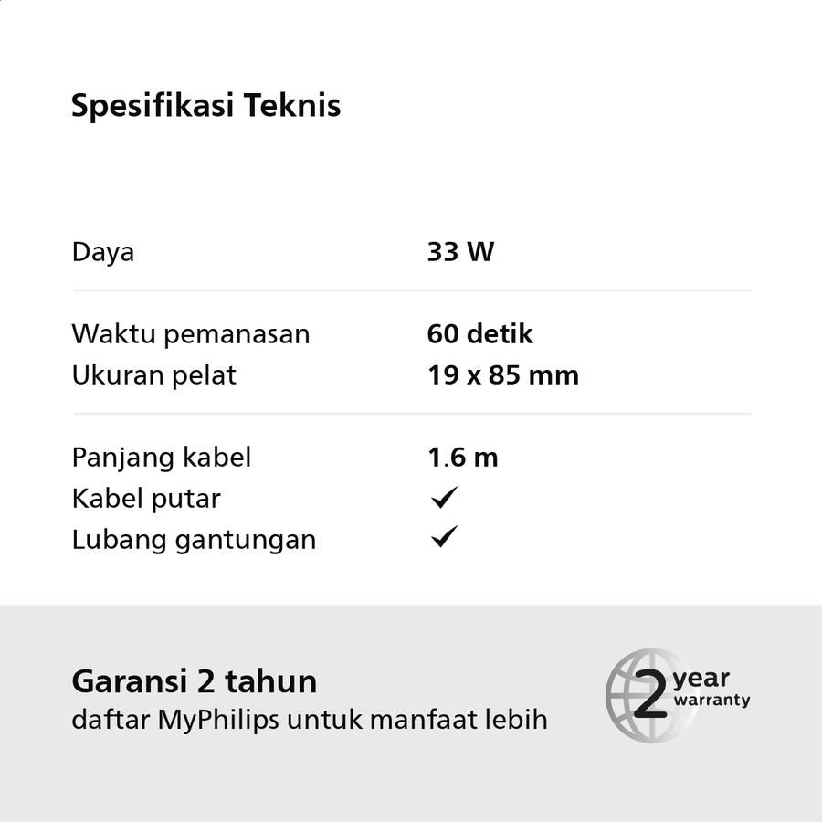 Philips Straightener Essential HP8401/00 1pcs