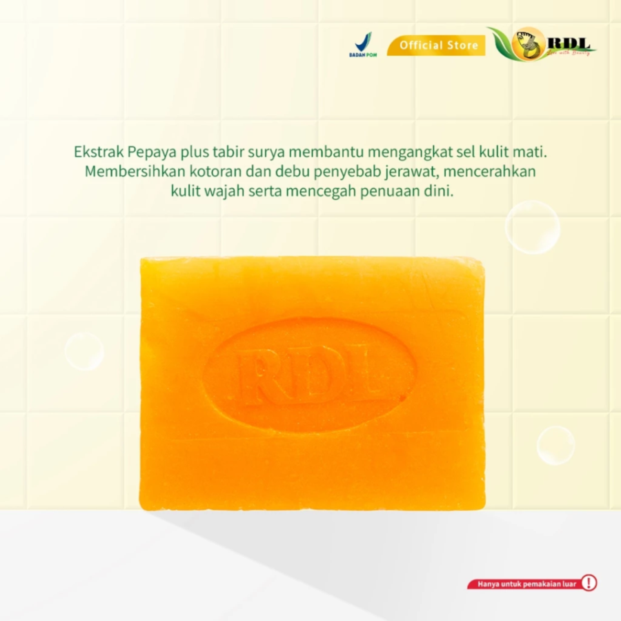 RDL Papaya Brightening Barsoap 135gram