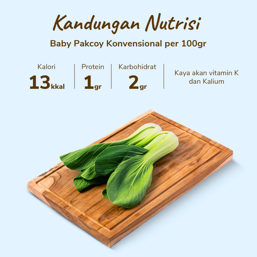 Baby Pakcoy Konvensional Astro Farm 200gram