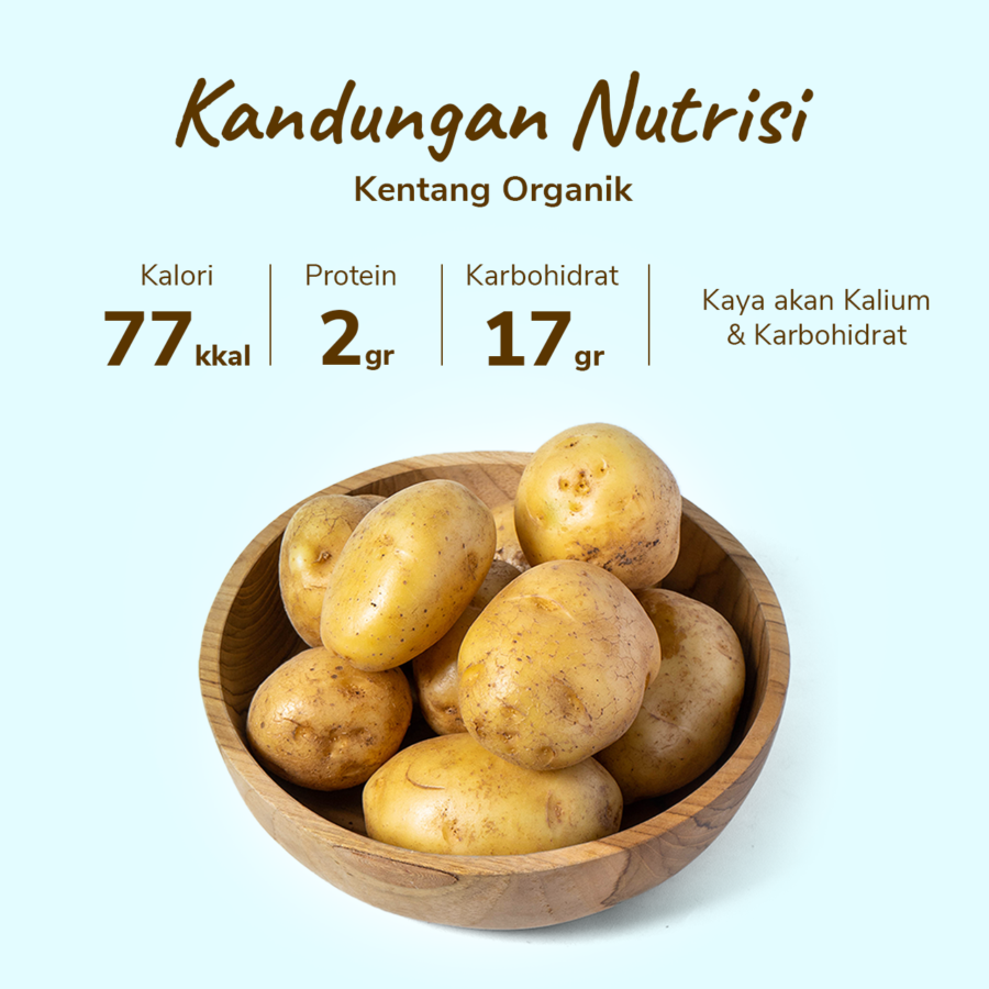 Kentang Organik Astro Farm 500gram