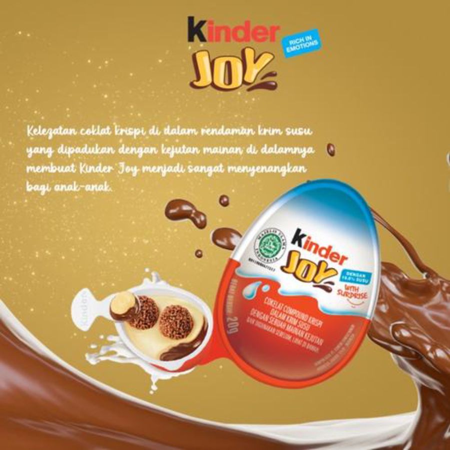 Kinder Joy Chocolate For Boys 20gram