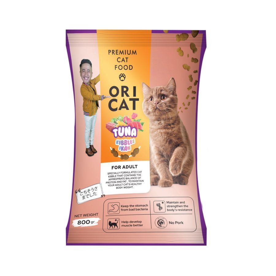 Ori Cat Tuna Adult Makanan Kucing Kering 800gram