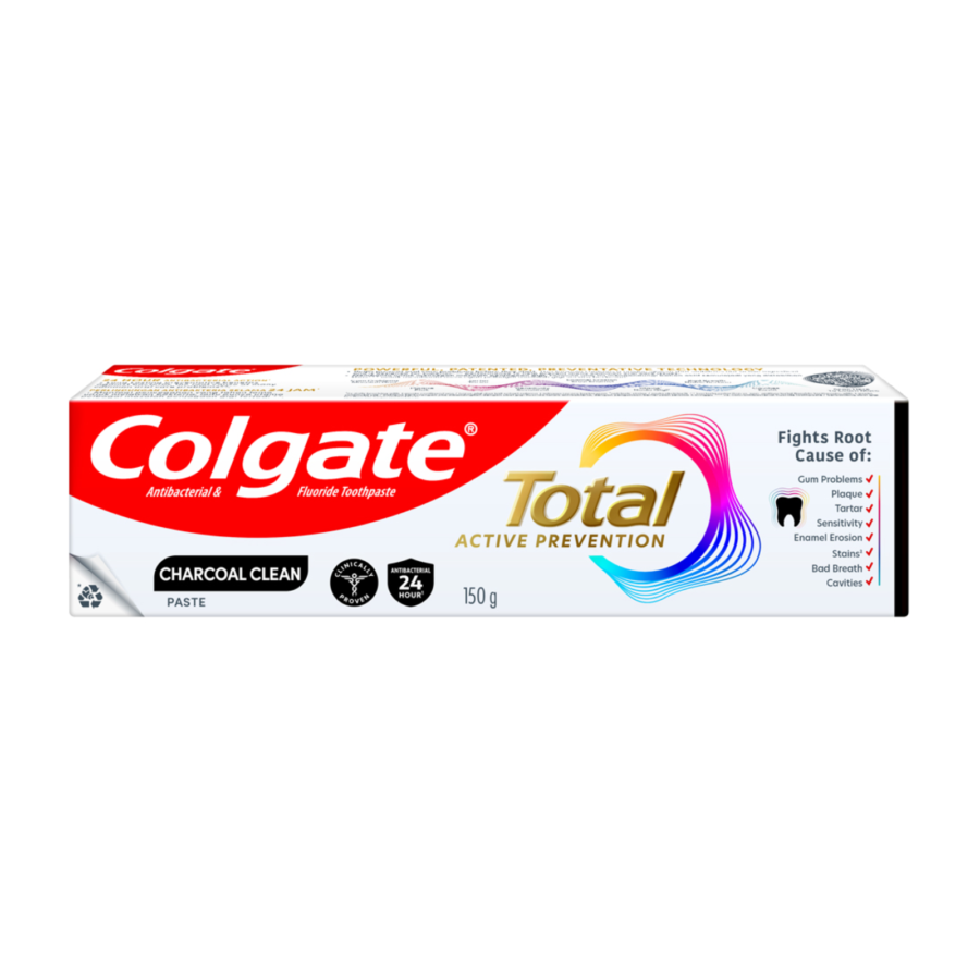 Colgate Total Charcoal Clean Toothpaste 150gram