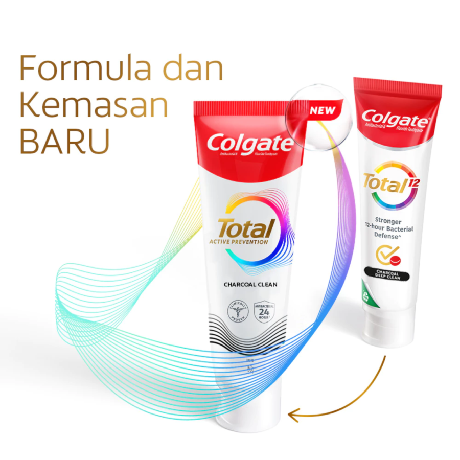 Colgate Total Active Prevention Charcoal Clean Toothpaste 150gram