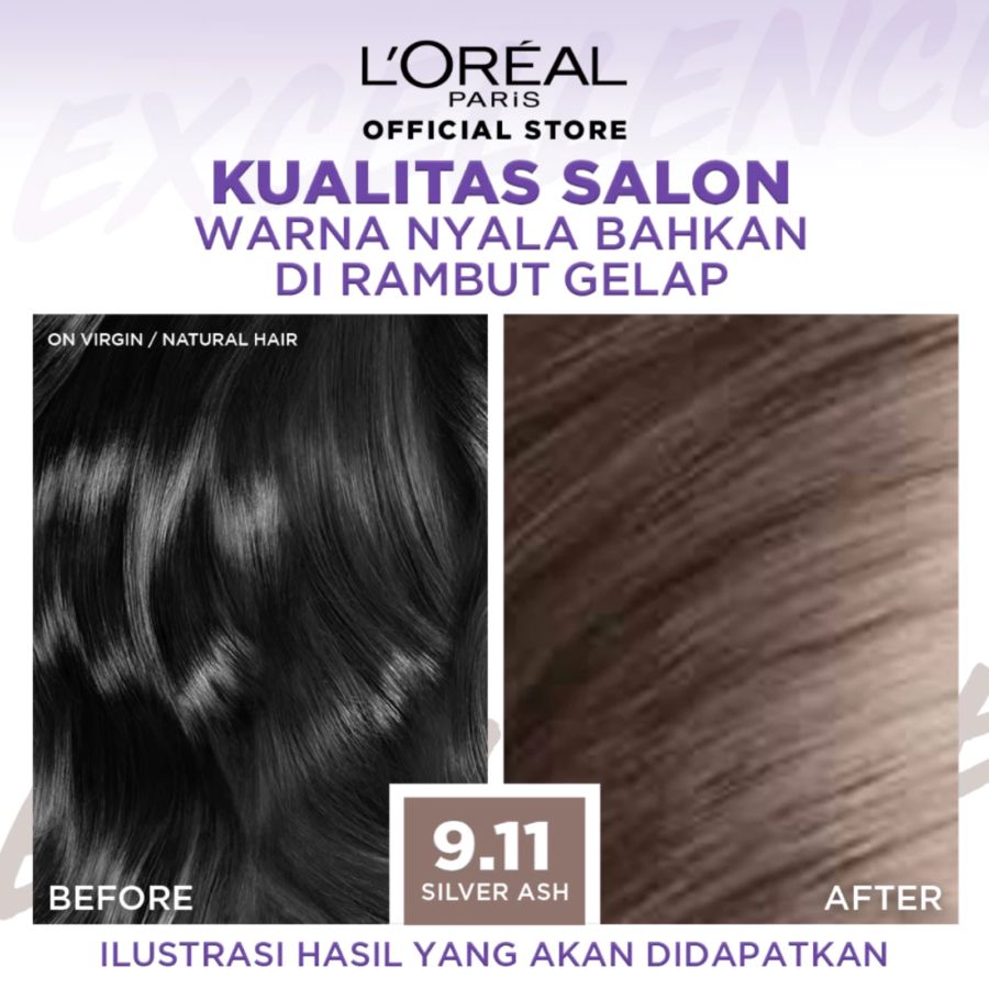 L'Oreal Excellence Ash Supreme 9.11 Silver Ash 48ml
