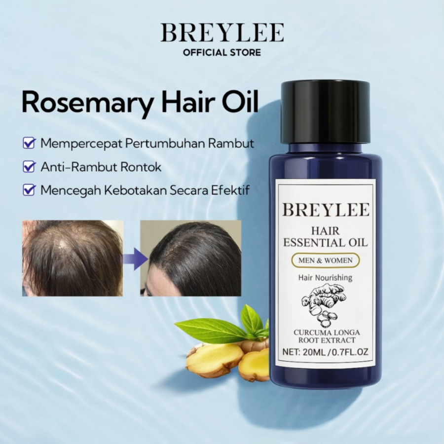 Breylee Rosemary Hair Oil for Hair Growth Treatment 20ml