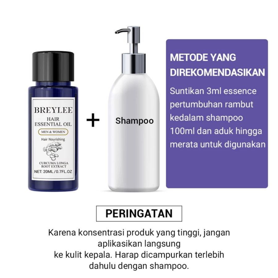 Breylee Rosemary Hair Oil for Hair Growth Treatment 20ml