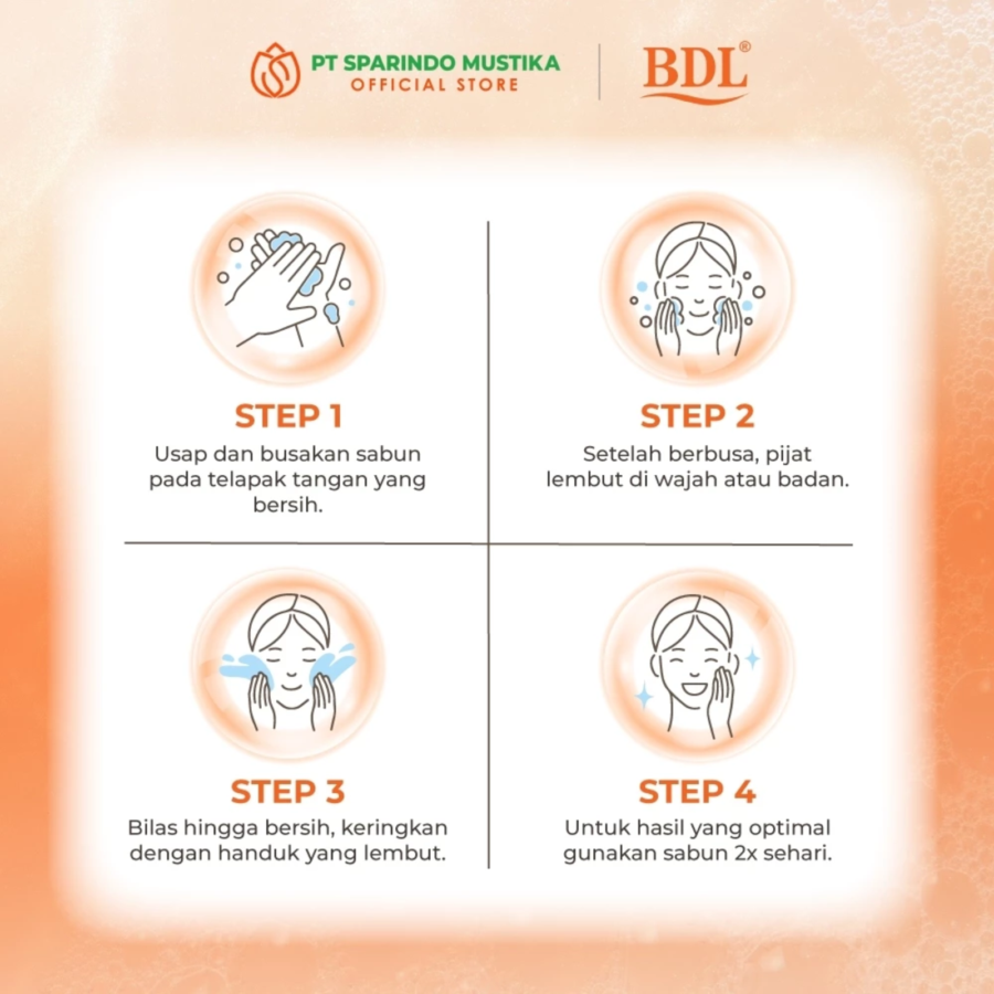 BDL Papaya Brightening Barsoap 128gram