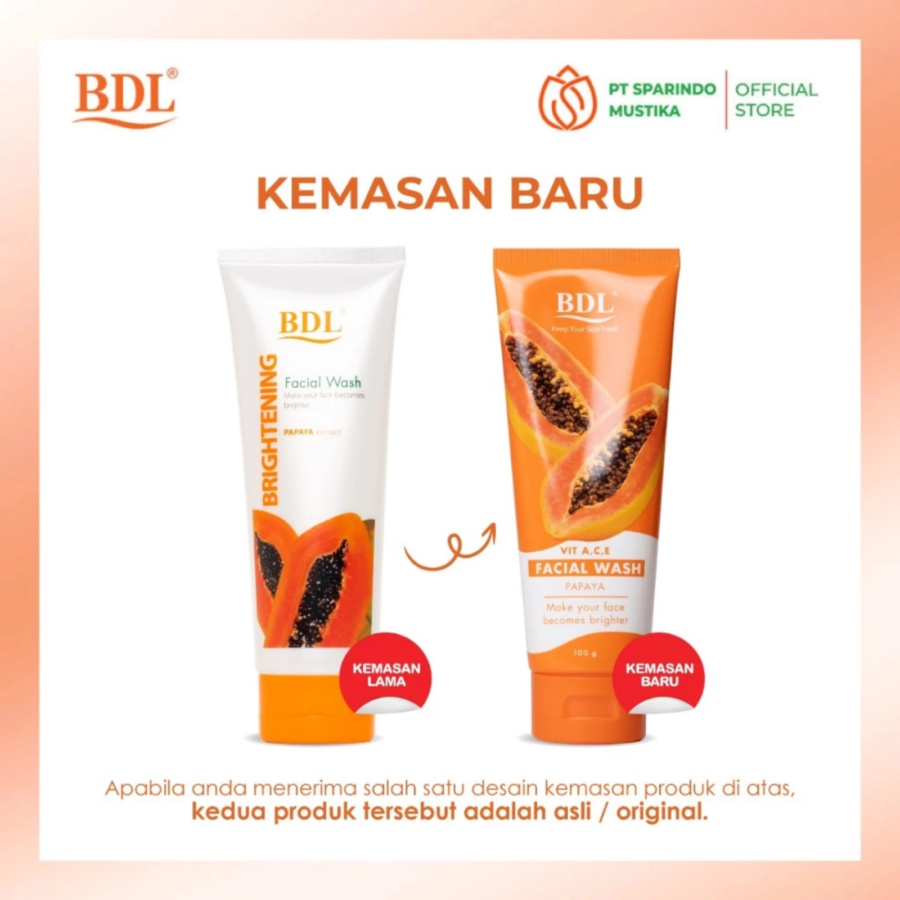 BDL Papaya Facial Wash 100gram