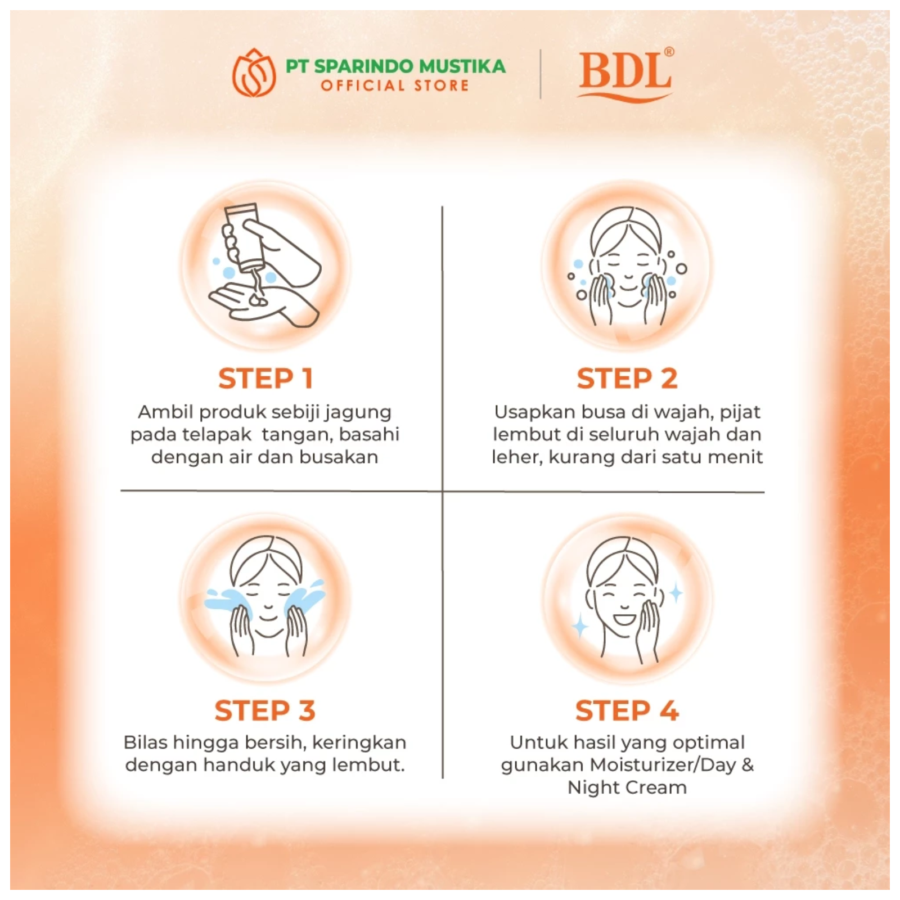 BDL Papaya Facial Wash 100gram