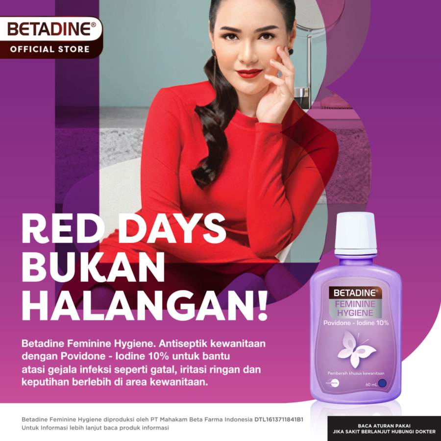 Betadine Feminine Hygiene Sabun Kewanitaan 60ml