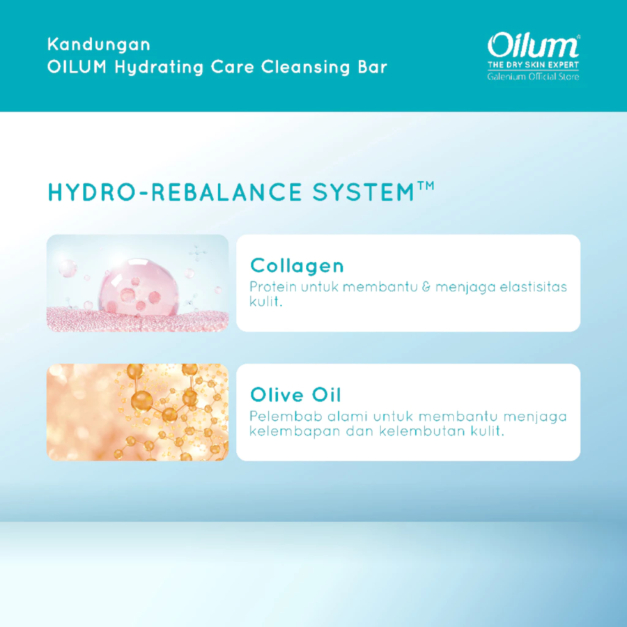 Oilum Hydrating Care Cleansing Barsoap 85gram