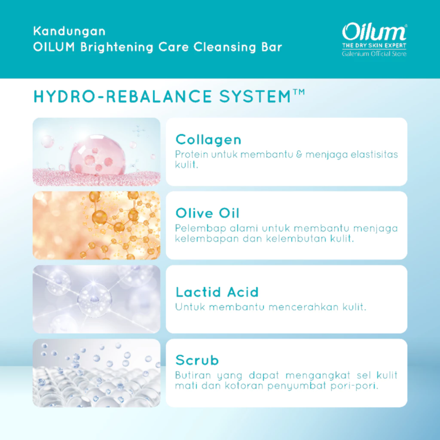 Oilum Brightening Care Cleansing Barsoap 85gram