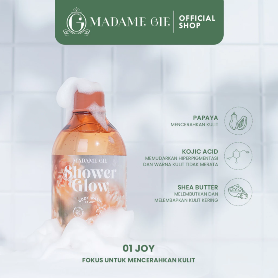 Madame Gie Shower Glow Brightening Joy Body Wash 300ml