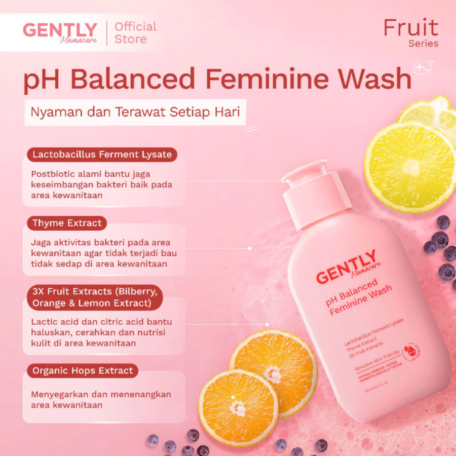 Gently Mamacare pH Balance Feminine Wash 100ml