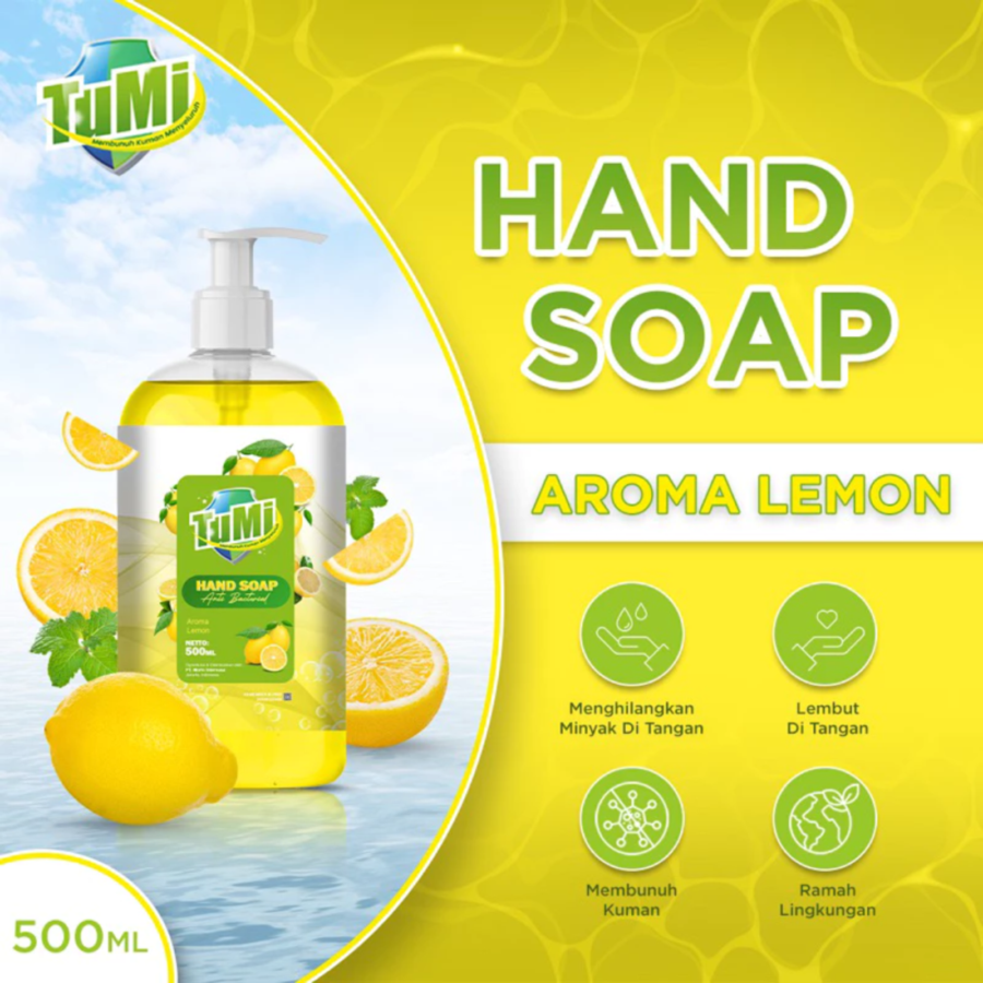Tumi Lemon Anti Bacterial Hand Soap 500ml
