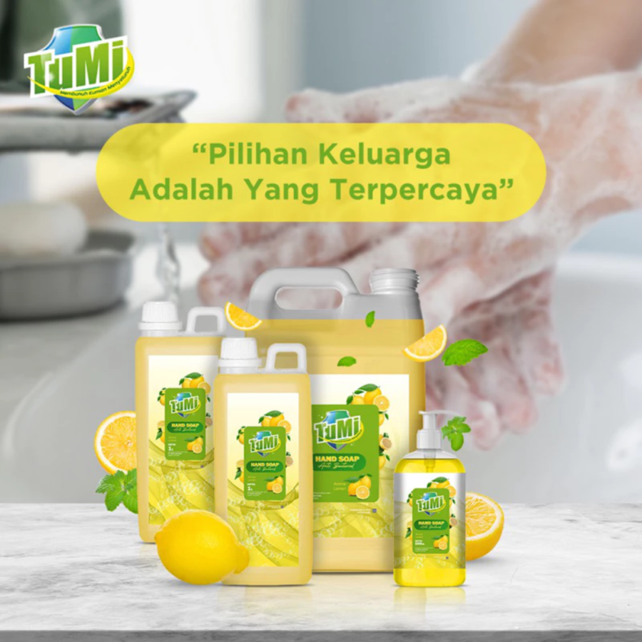 Tumi Lemon Anti Bacterial Hand Soap 500ml