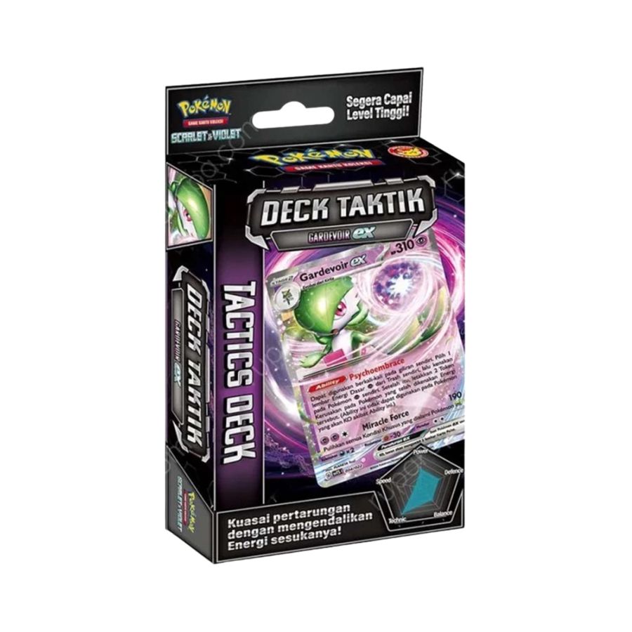 Kartu Pokemon Scarlet & Violet Deck Taktik Gardevoir Game Kartu 1pcs