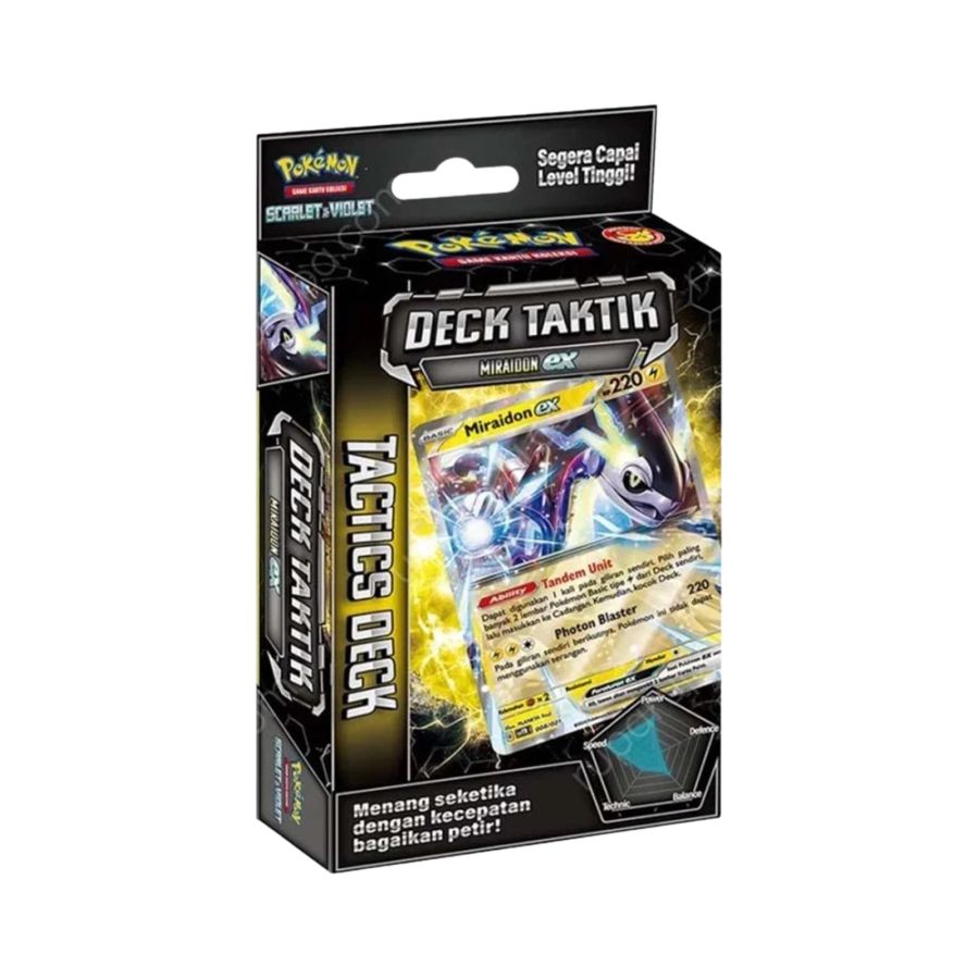 Kartu Pokemon Scarlet & Violet Deck Taktik Miraidon Game Kartu 1pcs