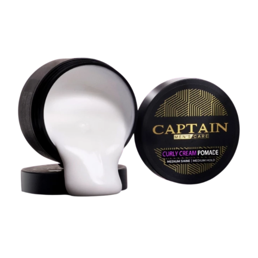 Captain Men's Care Curly Cream Pomade 80gr 1pcs