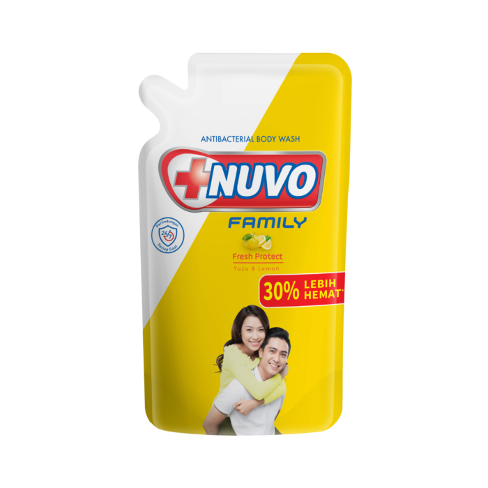 Nuvo Family Fresh Protect Yuzu & Lemon Antibacterial Body Wash