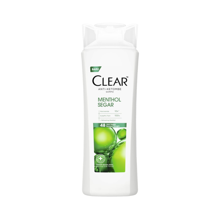 Clear Menthol Segar Anti Ketombe Shampoo 160ml