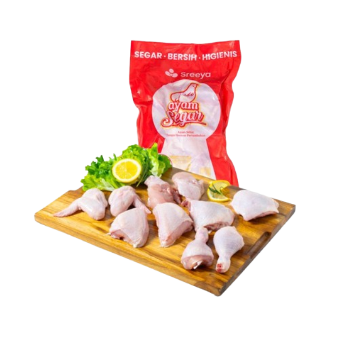 Ayam Broiler Potong 10 Sreeya 900-1000gram