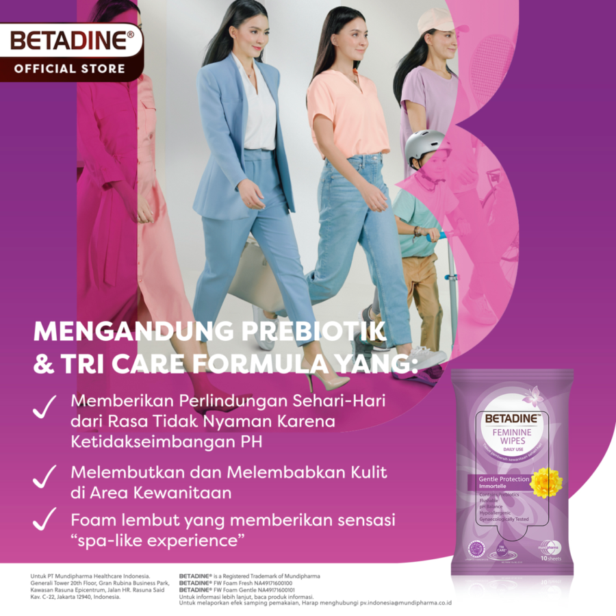 Betadine Feminine Intimate Wipes 10sheets