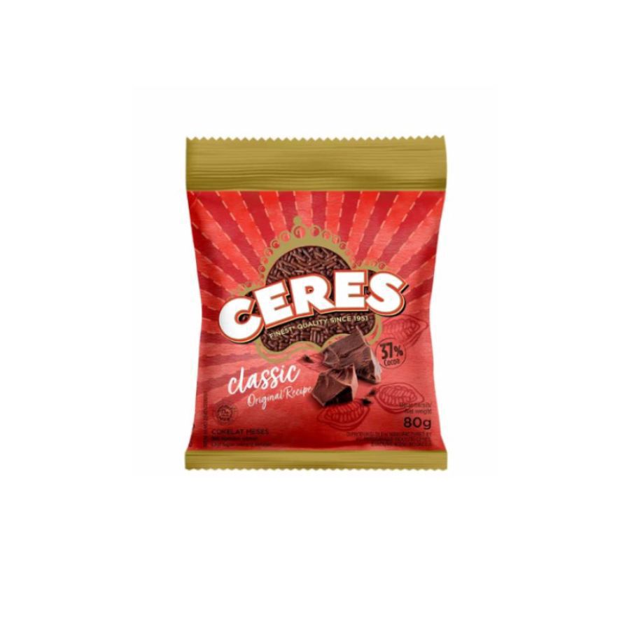 [Bundle 3] Ceres Classic Chocolate Meises Plastik 80 gram