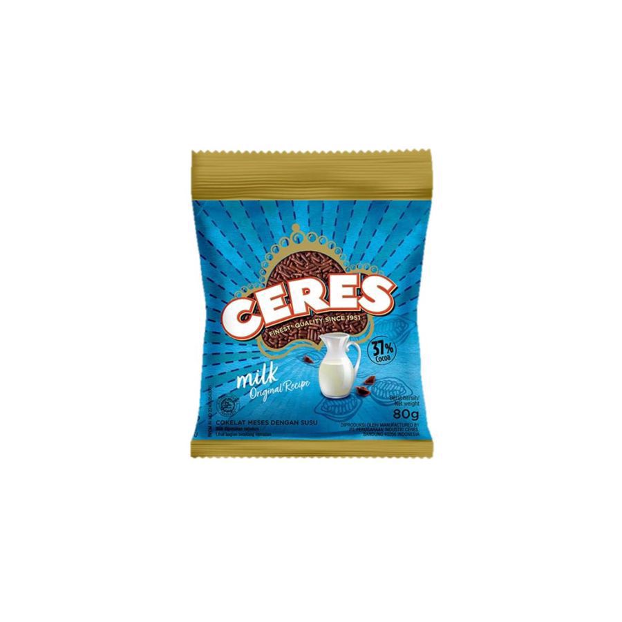 [Bundle 3] Ceres Milk Chocolate Meises 80 gram