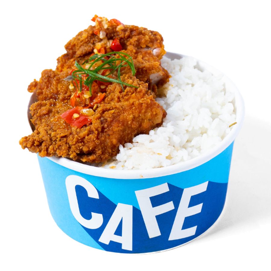 Rice Bowl Crispy Chicken Sambal Korek