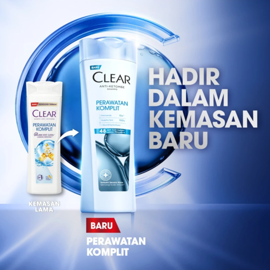 Clear Perawatan Komplit Anti Ketombe Shampoo 300ml