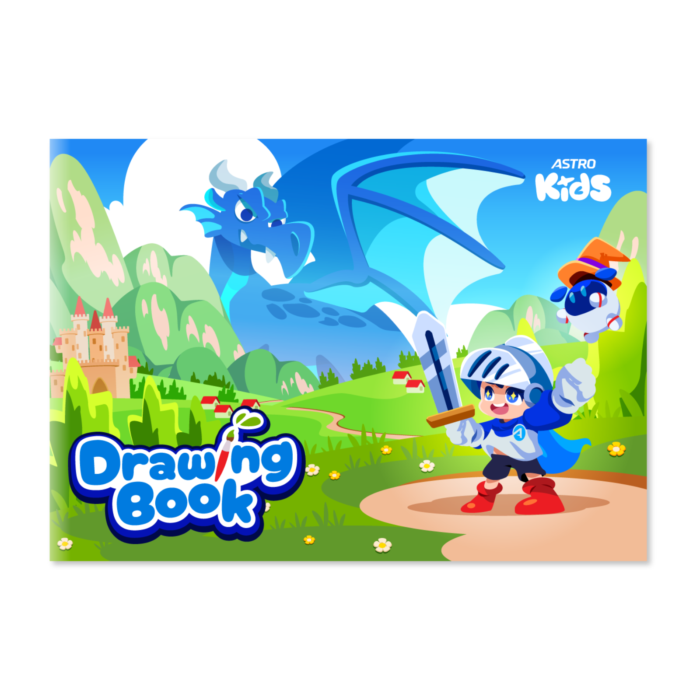 Buku Gambar Ksatria Airo Astro Kids
