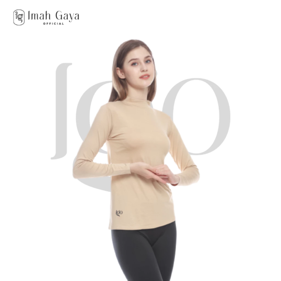 Igo Manset Bahan Rayon Katun Lengan Panjang Standart 55-65kg Putih 1pcs