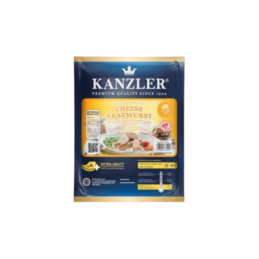 Kanzler Cheese Bratwurst Sausages 360gram