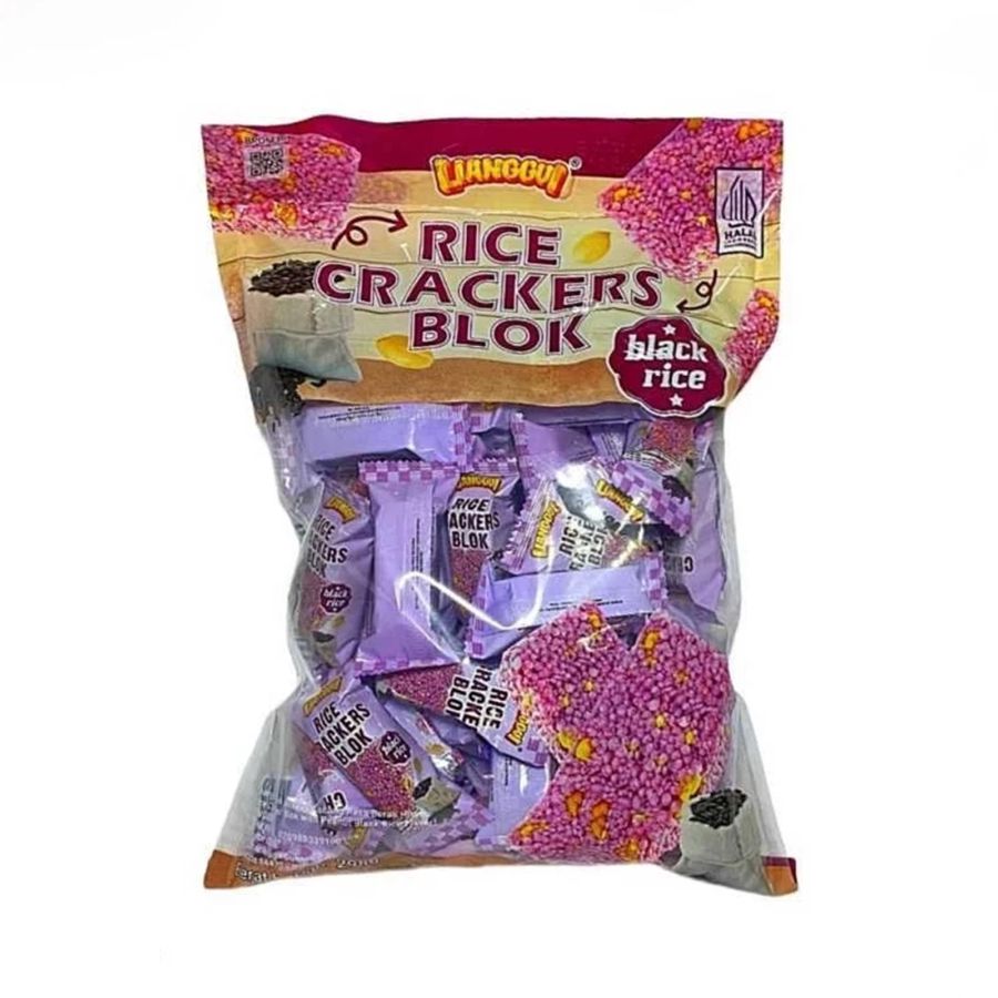 Lianggui Jipang Rice Crackers Blok Black Rice 39pcs 1pack