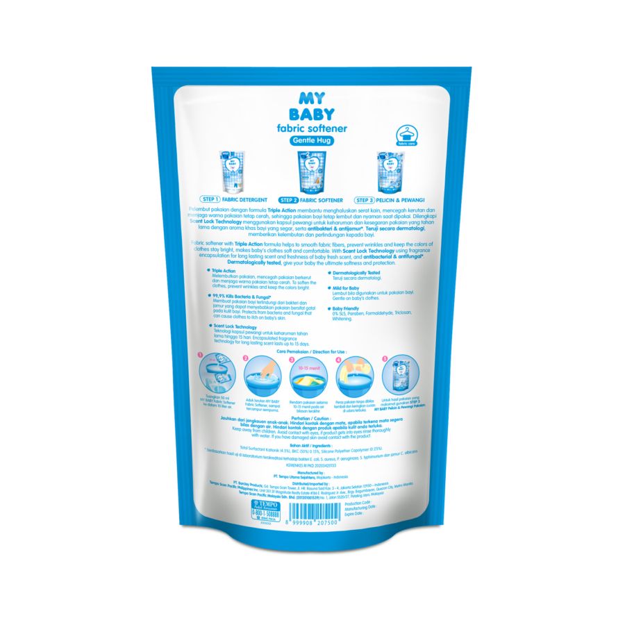 My Baby Fabric Softener Gentle Hug Refill 675ml